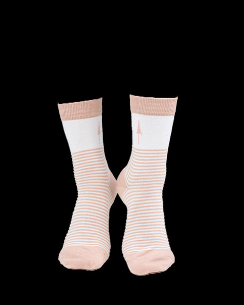 TreeSocks Standard Stripes Rose